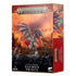 Warhammer Age of Sigmar Slaves to Darkness Daemon Prince miniature with dark metallic armor, jagged demonic textures, towering winged humanoid form wielding a massive weapon, used as a chaos leader.