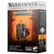 Warhammer Age of Sigmar Urkhan the Dark Warden commemorative miniature box, showing a detailed armored warrior with a greatsword and dark cape standing in a fiery, cavernous battlefield background.
