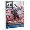 Cover of Warhammer White Dwarf magazine issue 515 featuring a detailed illustration of a Space Marine in blue armor wielding a chainsword and bolter, fighting alien Tyranid creatures in a dramatic battle scene.