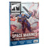 Cover of Warhammer White Dwarf magazine issue 515 featuring a detailed illustration of a Space Marine in blue armor wielding a chainsword and bolter, fighting alien Tyranid creatures in a dramatic battle scene.