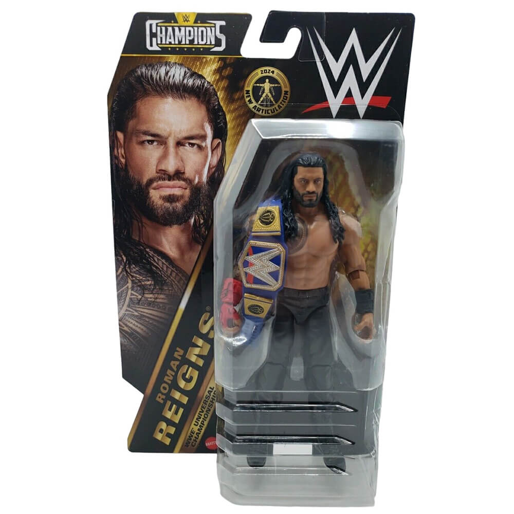 WWE Champions Roman Reigns with Universal Championship 1:12 Scale Action Figure