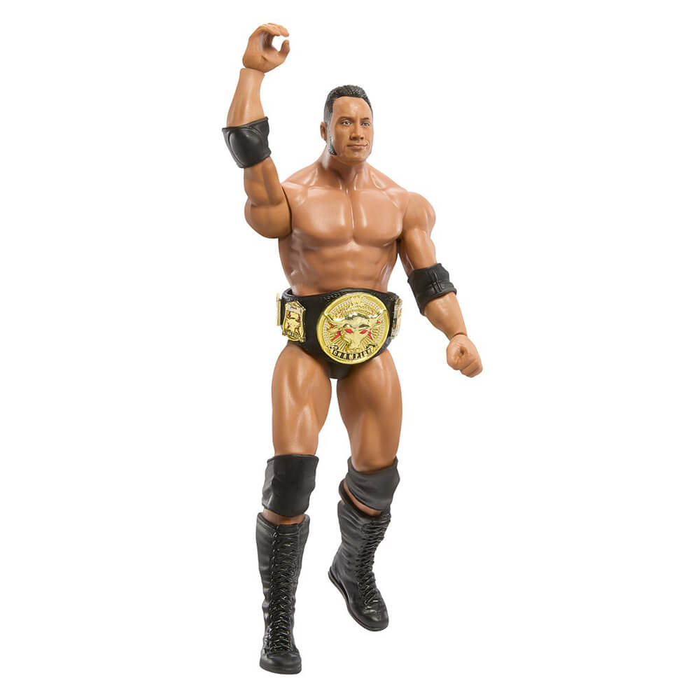 WWE Champions The Rock with Attitude Era WWE Championship 1:12 Scale Action Figure