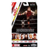 WWE Joe Gacy Elite Collection package back with multicolor printed cardboard material, smooth coated finish, tall rectangular retail card shape, displaying character biography, product photos, logos, and safety details on a white background.