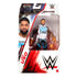 Front packaging of WWE Elite Collection Series 114 Jey Uso figure by Mattel, showing the figure in black and blue gear with "YEET" shirt, extra hands, and WWE branding.
