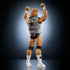 Rear view of WWE Elite Collection Brian Pillman Series 116 figure shows silver vest with red star and "Hollywood Blondes" text, muscular arms raised, black trunks with red star, and tall white boots.