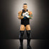 WWE Elite CM Punk action figure in black trunks and vest performing signature cross-armed pose, highly articulated for realistic wrestling display action.