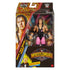 WWE Elite Collection Bret "Hit Man" Hart action figure in black and pink ring gear displayed in WrestleMania Vegas packaging with character photo and branding details.