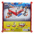 Back packaging of WWE Knuckle Crunchers Rebound Ring playset with action scene of figures battling in the RAW ring, accessory images, and assembly instructions.