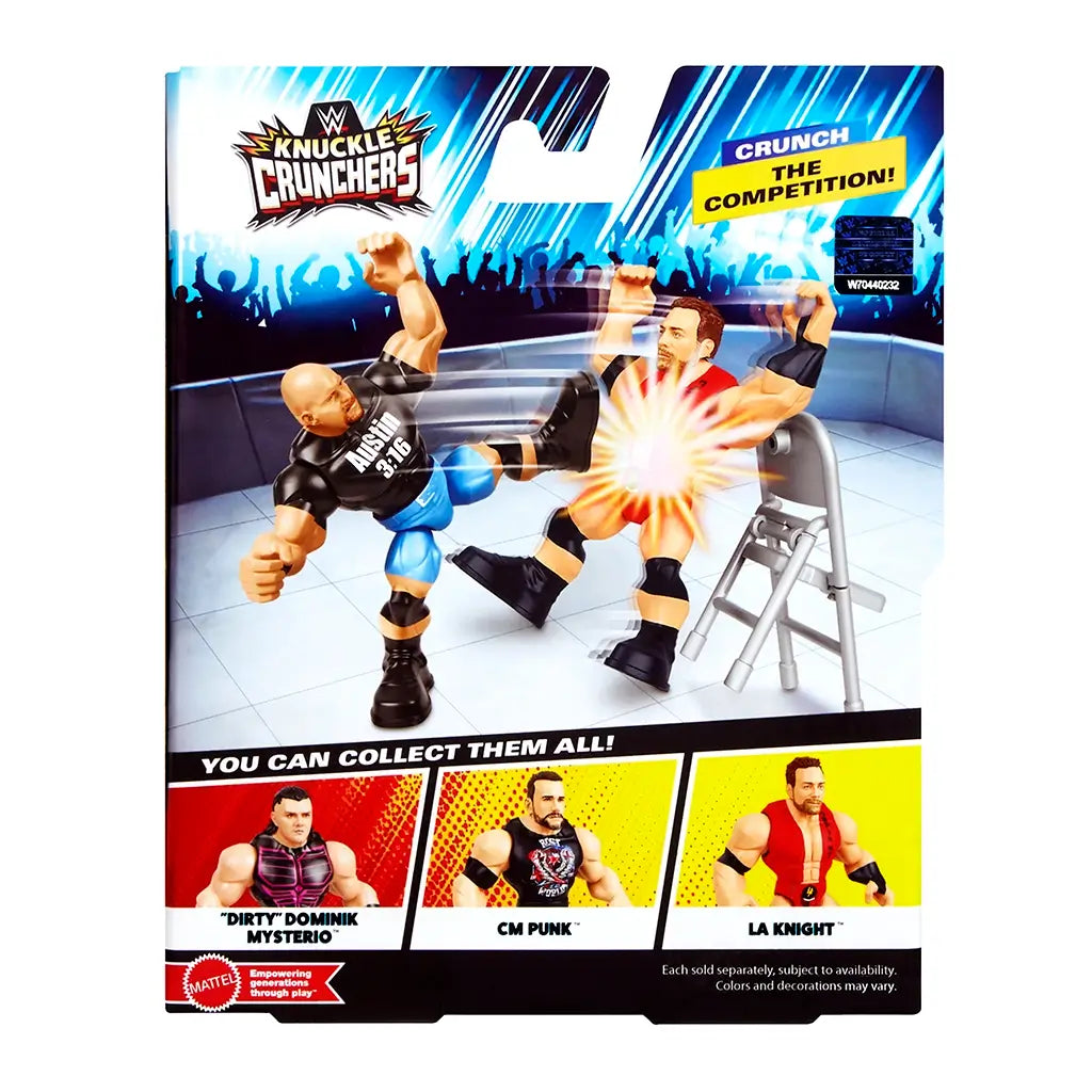 WWE Knuckle Crunchers package back showing 