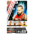 Back of WWE Main Event Series Jimmy Uso action figure packaging featuring character photo, series lineup, safety information, and WWE branding.