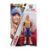 WWE John Cena Main Event Series package front with red blue and black colors, glossy plastic blister and cardboard backing, upright retail display form, showcasing the 6-inch wrestling figure on a clean white studio background.