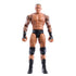 WWE Randy Orton action figure featuring tan plastic skin tone, muscular sculpted torso, close-cropped hair, full tattooed arms, black trunks, knee pads, wrist tape, and black lace-up boots, designed as a 6-inch poseable wrestling figure on white.