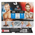 Back of Mattel WWE Main Event Showdown packaging shows Randy Orton vs CM Punk stats, portraits, and series lineup with The Rock, John Cena, Mean Gene, and Hulk Hogan.