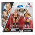 Mattel WWE Main Event Showdown Series 19 packaging featuring Randy Orton vs CM Punk action figures, includes detailed championship belt accessory in clear display box.