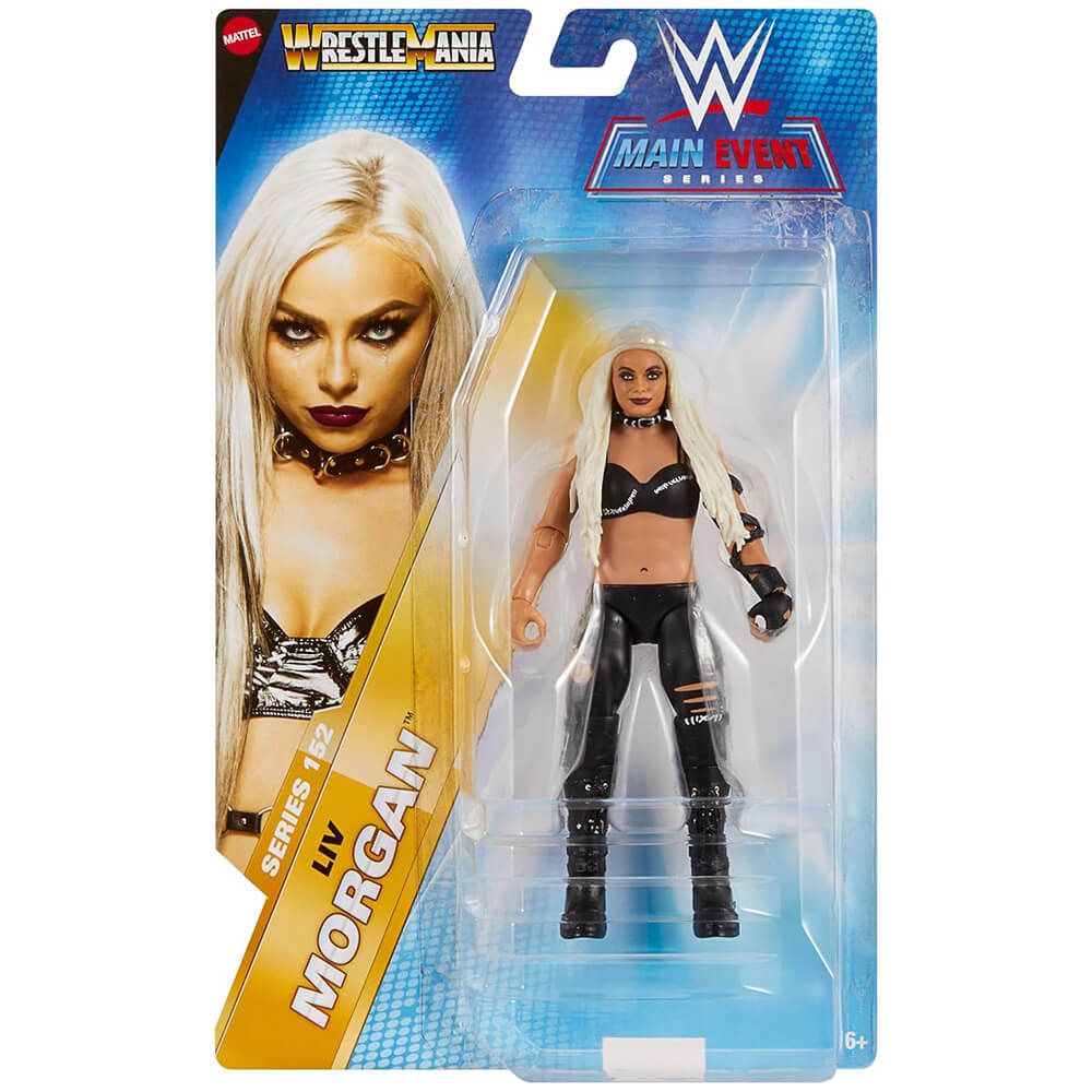 WWE Main Event Wrestlemania Series 152 Liv Morgan Wrestling Figure packaging