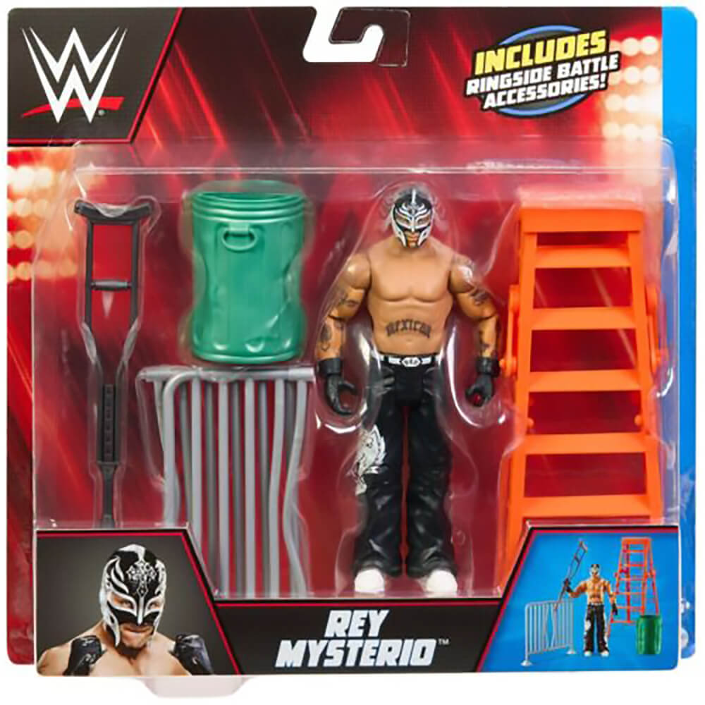 WWE Rey Mysterio Ringside Battle Action Figure and Accessories