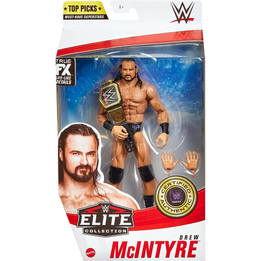 WWE Top Picks Elite Collection Drew McIntyre Action Figure packaging
