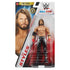 Front packaging of WWE Top Picks Main Event Series AJ Styles action figure, featuring large wrestler portrait and clear blister pack showcasing figure.