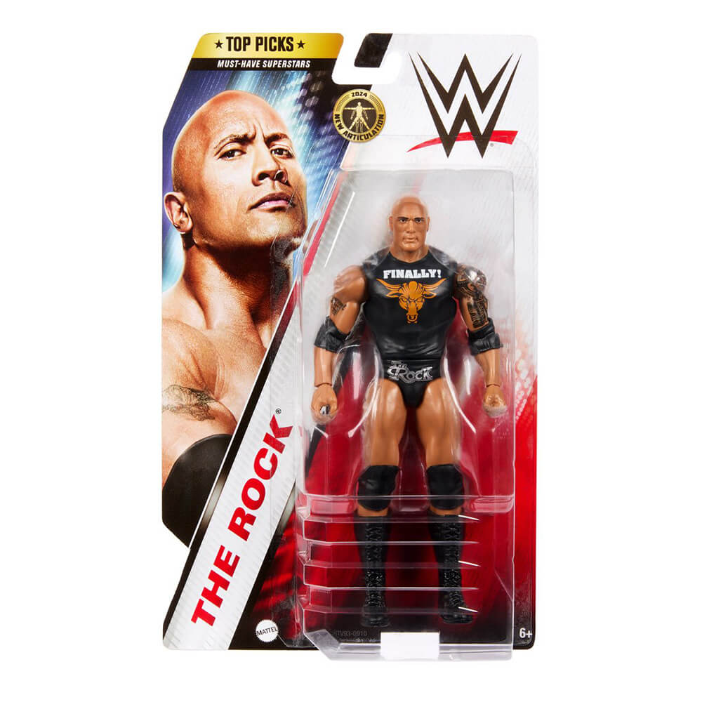 WWE Top Picks The Rock 1:12 Scale Action Figure
