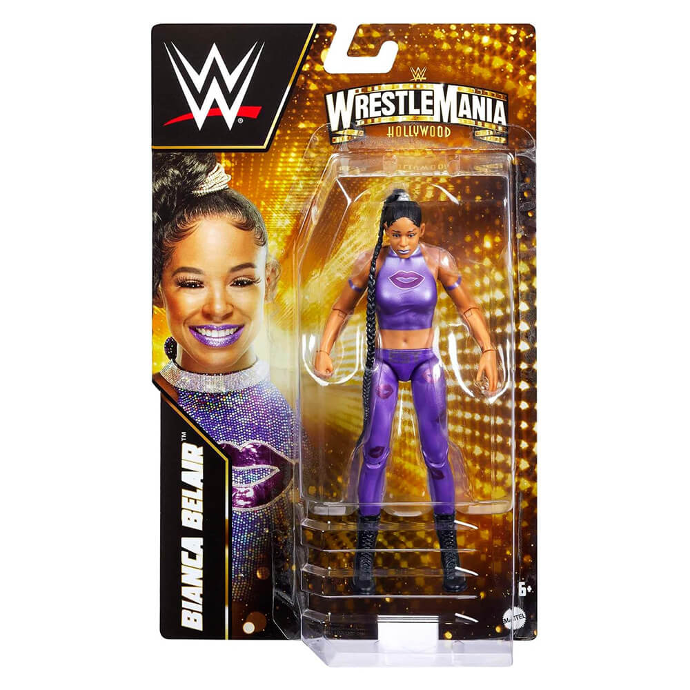 WWE Wrestlemania Bianca Belair Action Figure packagaing