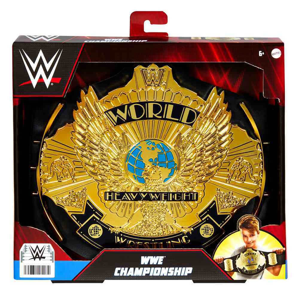 WWE Wrestling Championship World Heavyweight Title Belt box