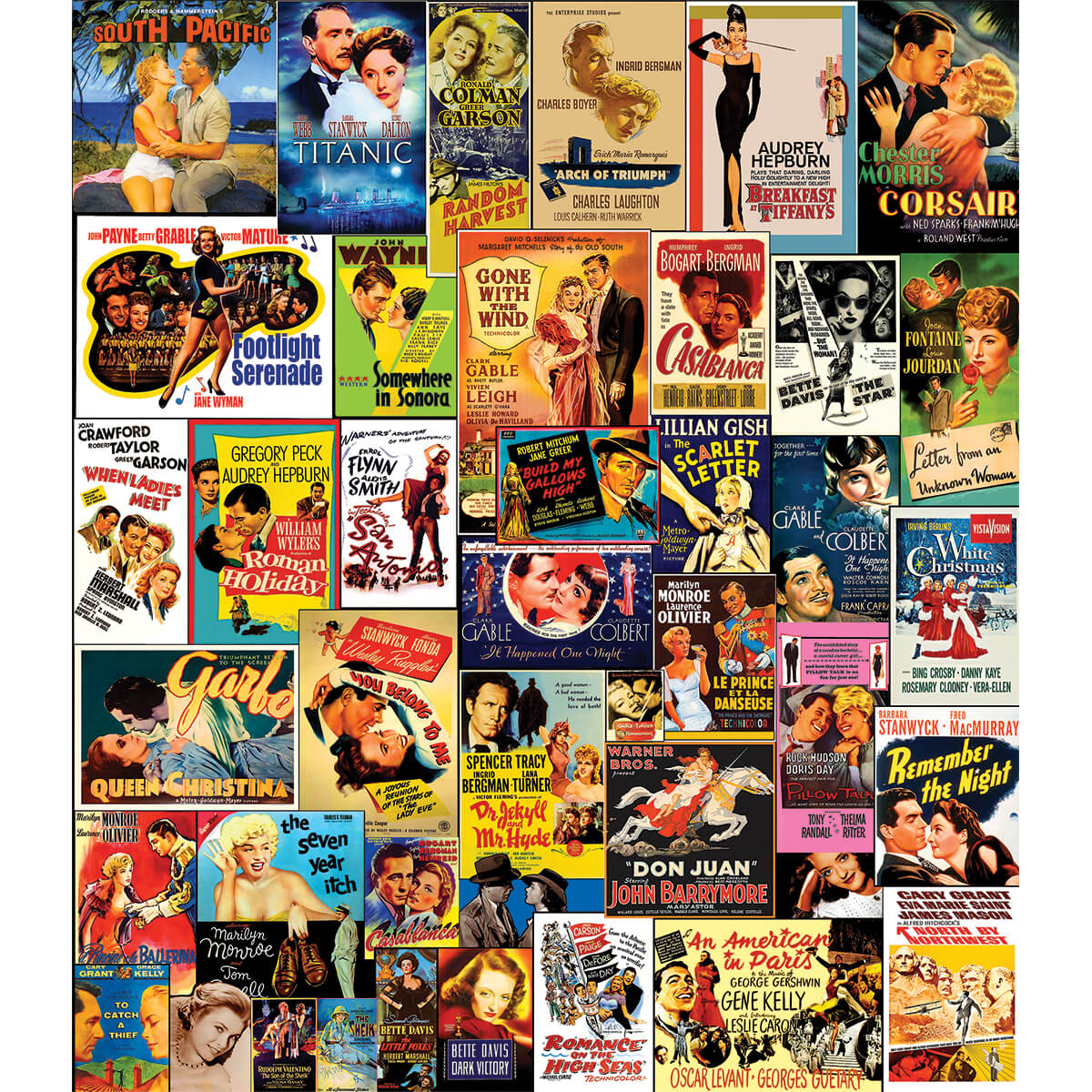 White Mountain Puzzles Movie Classics 300 Piece Jigsaw Puzzle