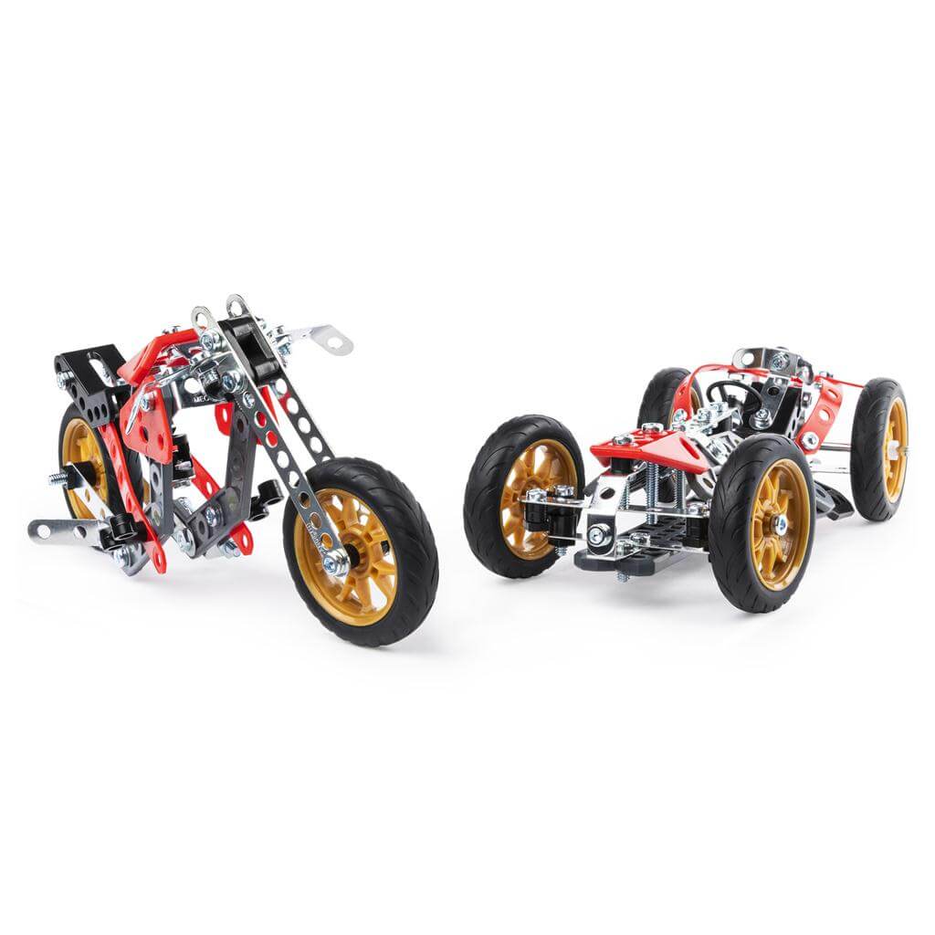 Meccano 5-in-1 Street Fighter Bike STEAM Building Set
