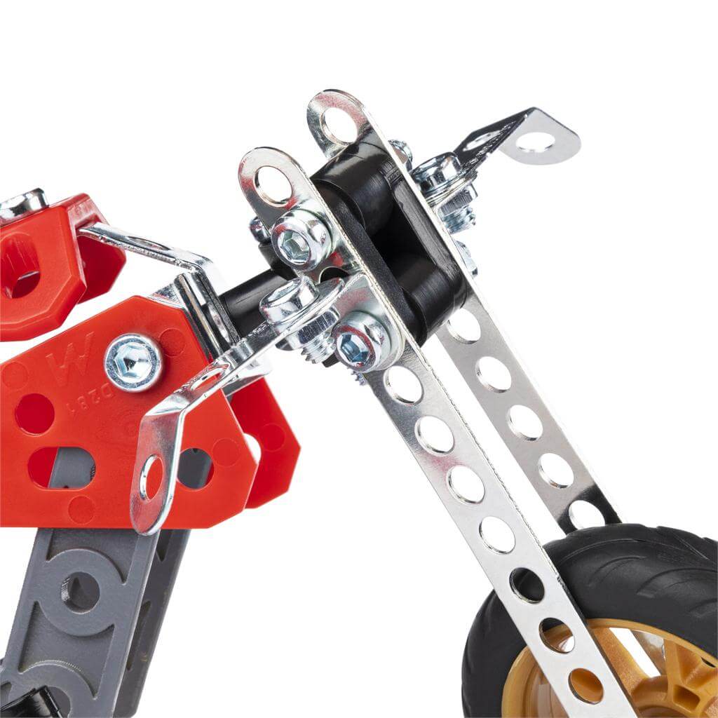 Meccano 5-in-1 Street Fighter Bike STEAM Building Set