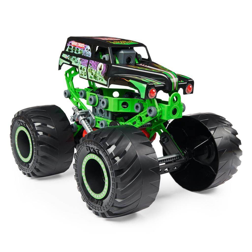 Meccano Junior Monster Jam Grave Digger Monster Truck Building Set