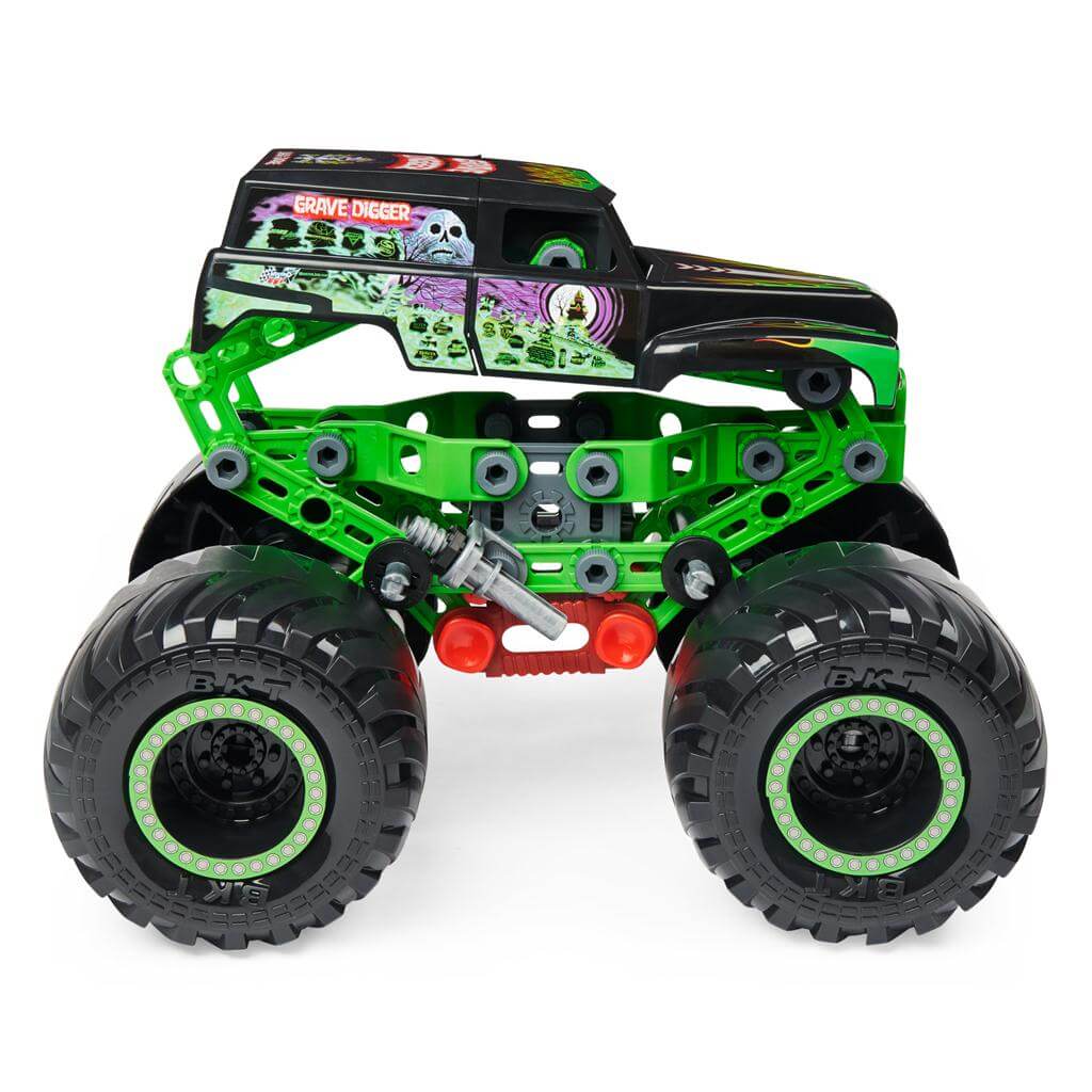 Meccano Junior Monster Jam Grave Digger Monster Truck Building Set