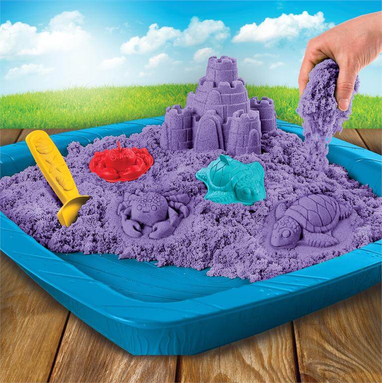 Kinetic Sand 1 Lb Purple Sandbox Playset