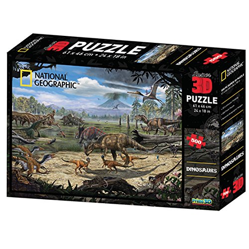 National Geographic Super 3D Dinosaur Marsh 500 Pc
