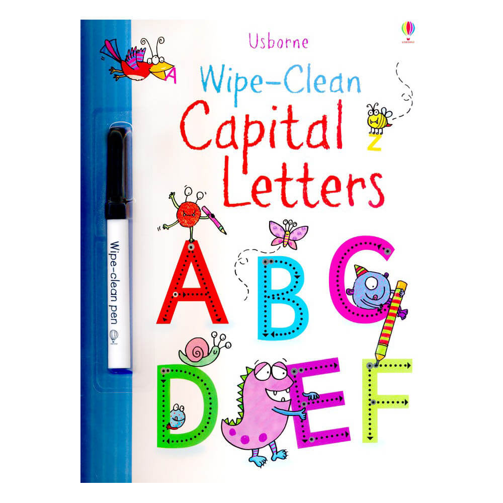 Usborne Wipe-Clean Capital Letters (Wipe-Clean Books)
