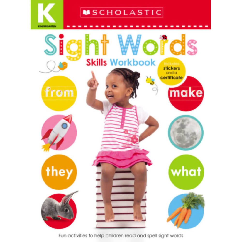 Kindergarten Skills Workbook: Sight Words (Early Learners)