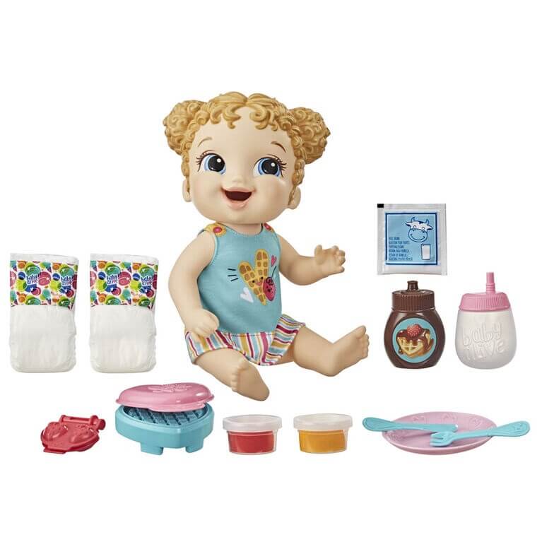 Baby Alive Breakfast Time Baby Blue Shirt Doll