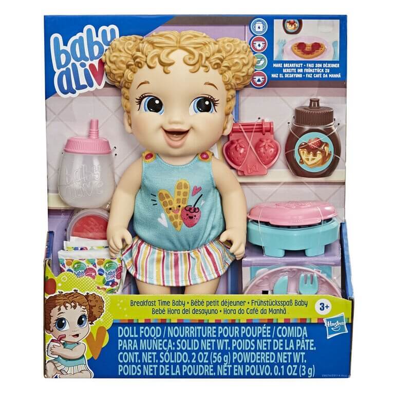 Baby Alive Breakfast Time Baby Blue Shirt Doll