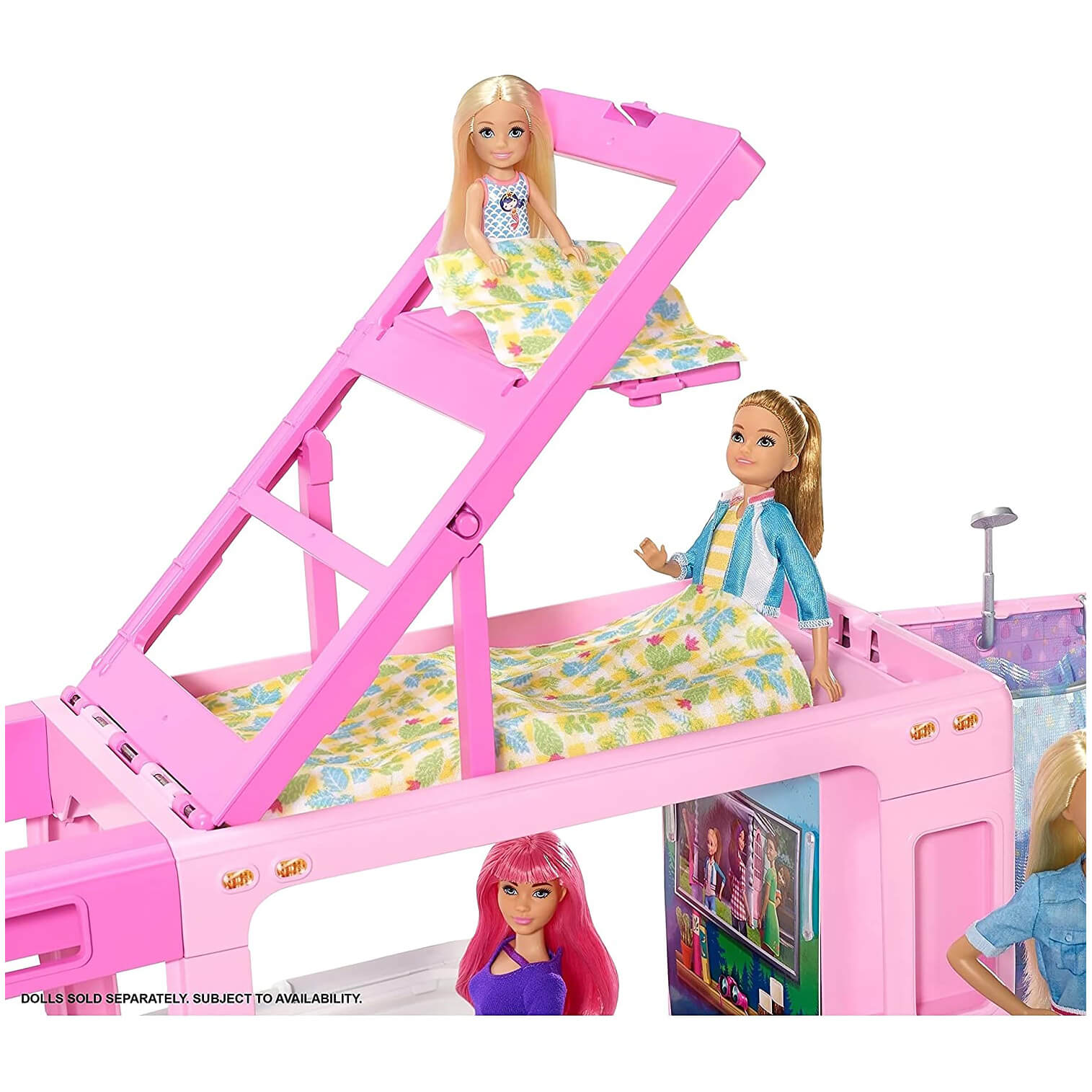 Mattel Barbie 3-in-1 DreamCamper Vehicle and Accessories Playset