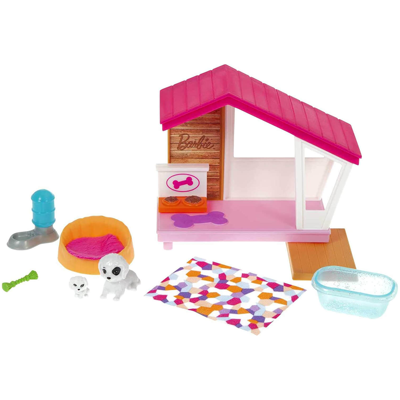 Barbie Doll and Mini Doghouse Accessory Playset
