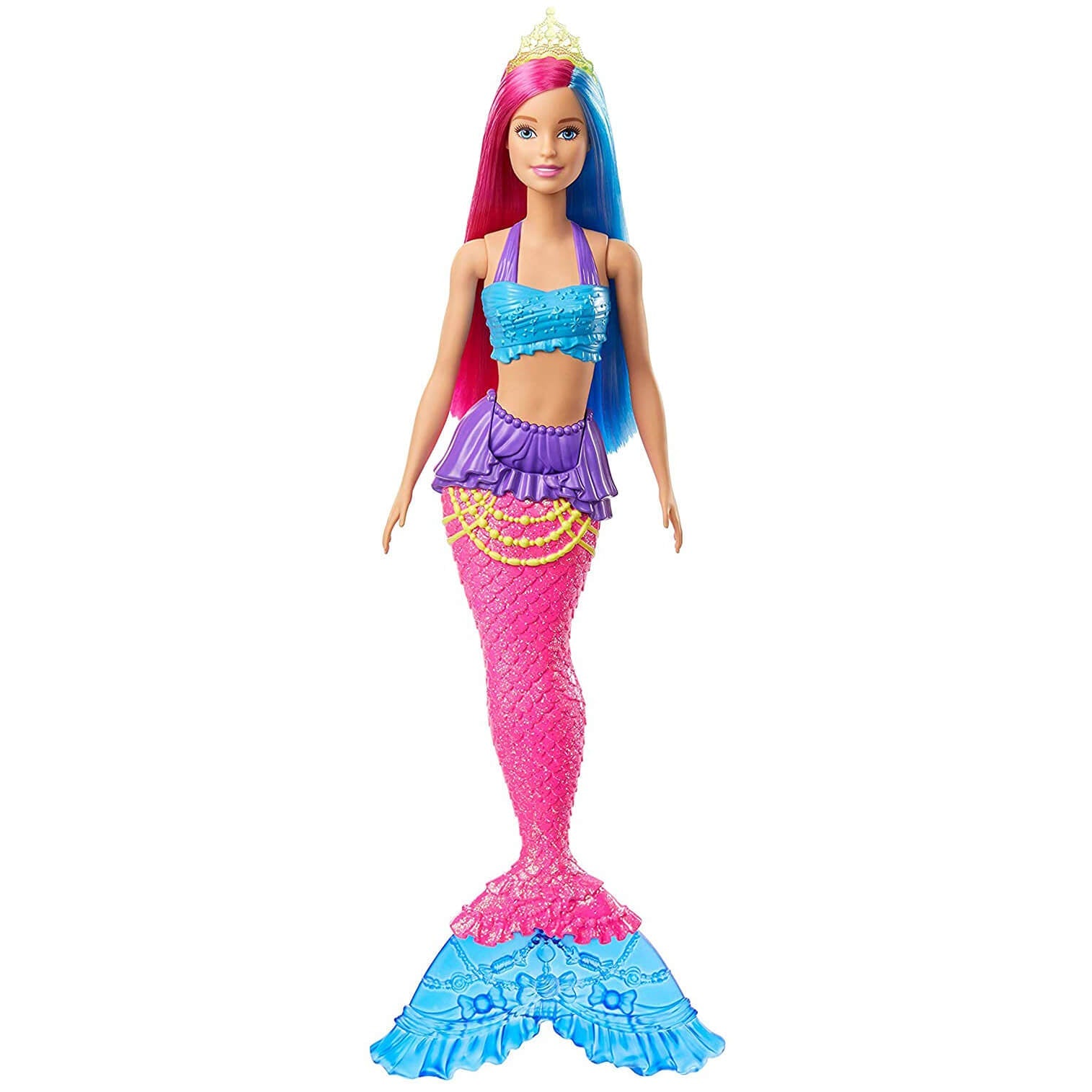 Barbie Dreamtopia Mermaid 12-Inch Doll (Pink and Blue Hair)