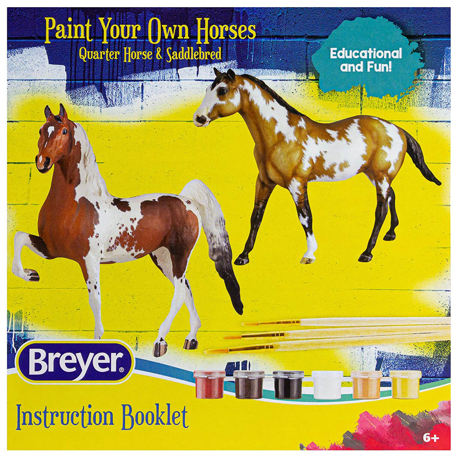 Breyer Craft Paint Your Own Horses Quarter Horse & Saddlebred Set