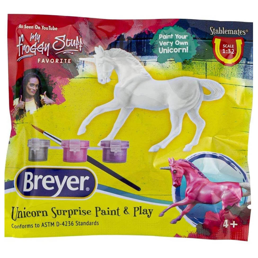 Breyer Craft Unicorn Surprise Paint & Play Set (Styles Vary)