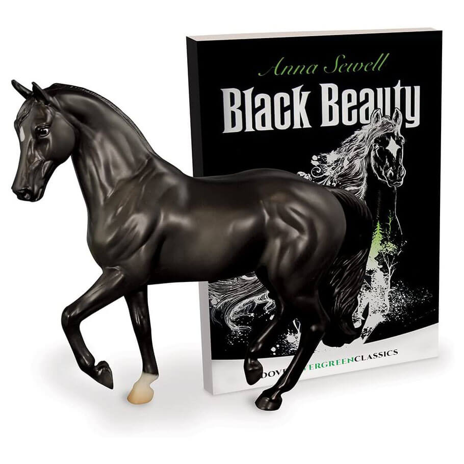 Breyer Freedom Series Black Beauty Horse & Book Set