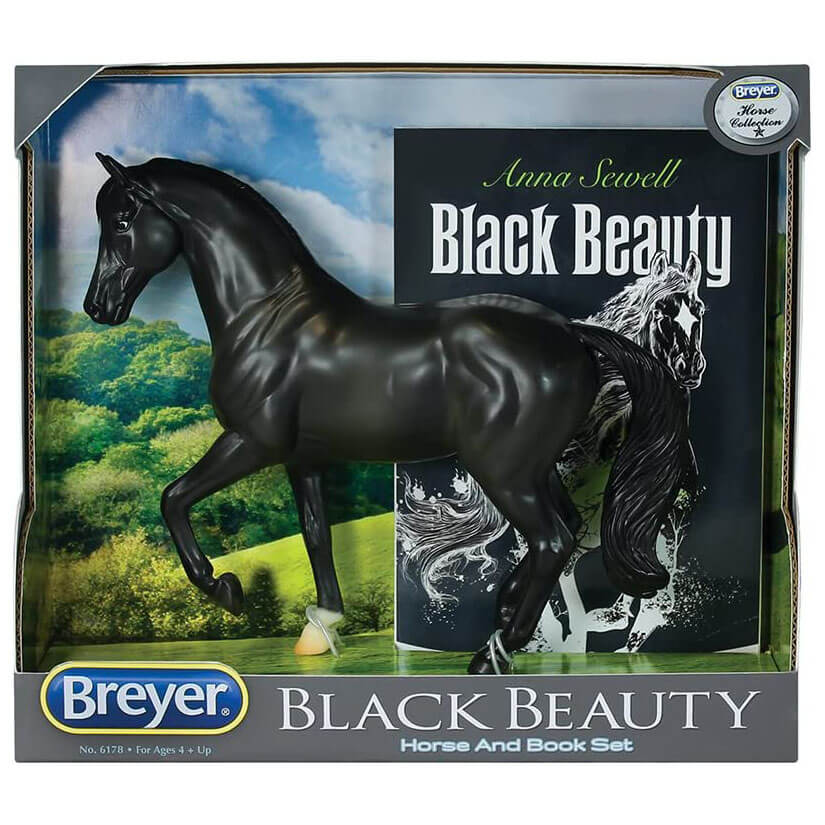 Breyer Freedom Series Black Beauty Horse & Book Set