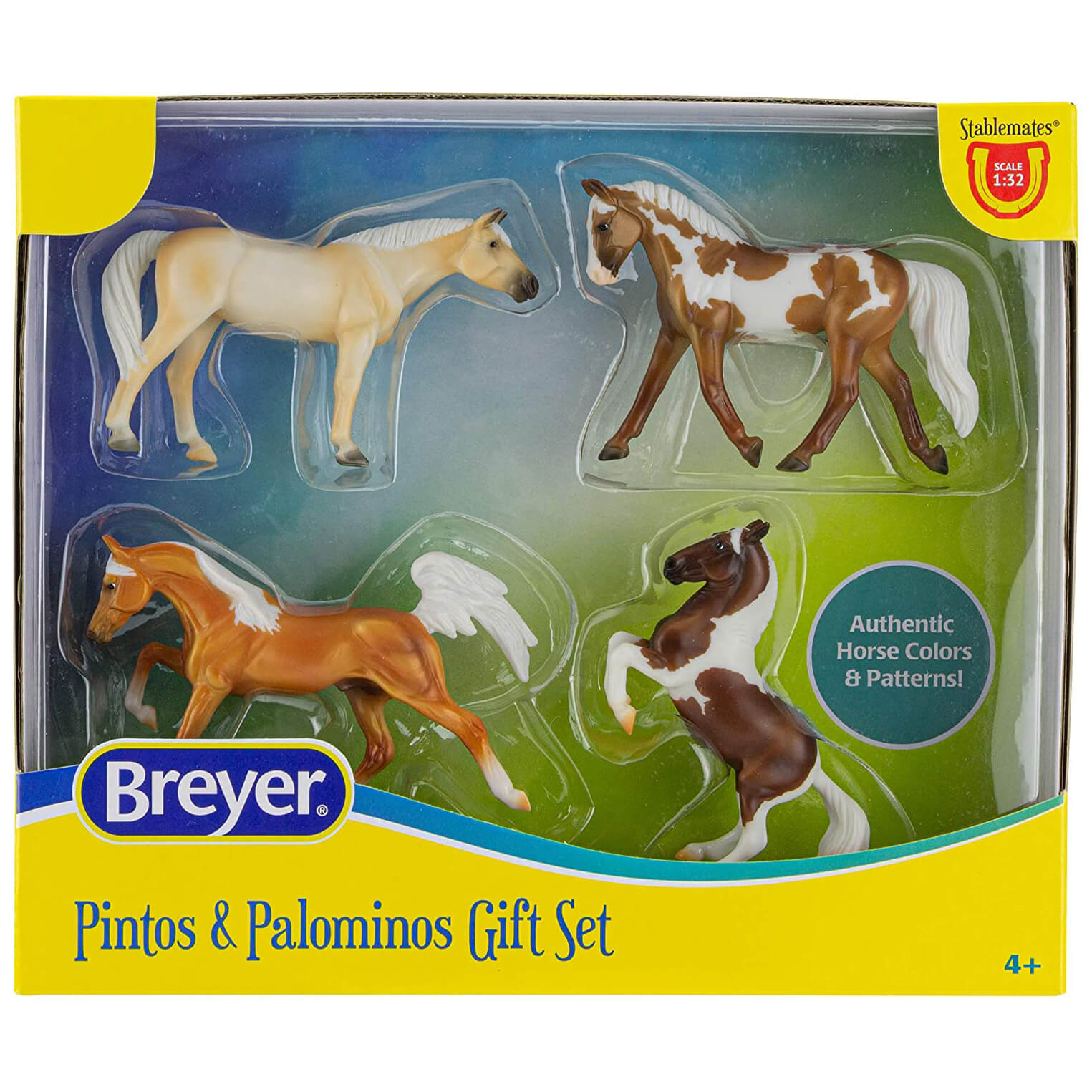 Breyer Stablemates Pintos and Palominos 4-Piece Gift Set