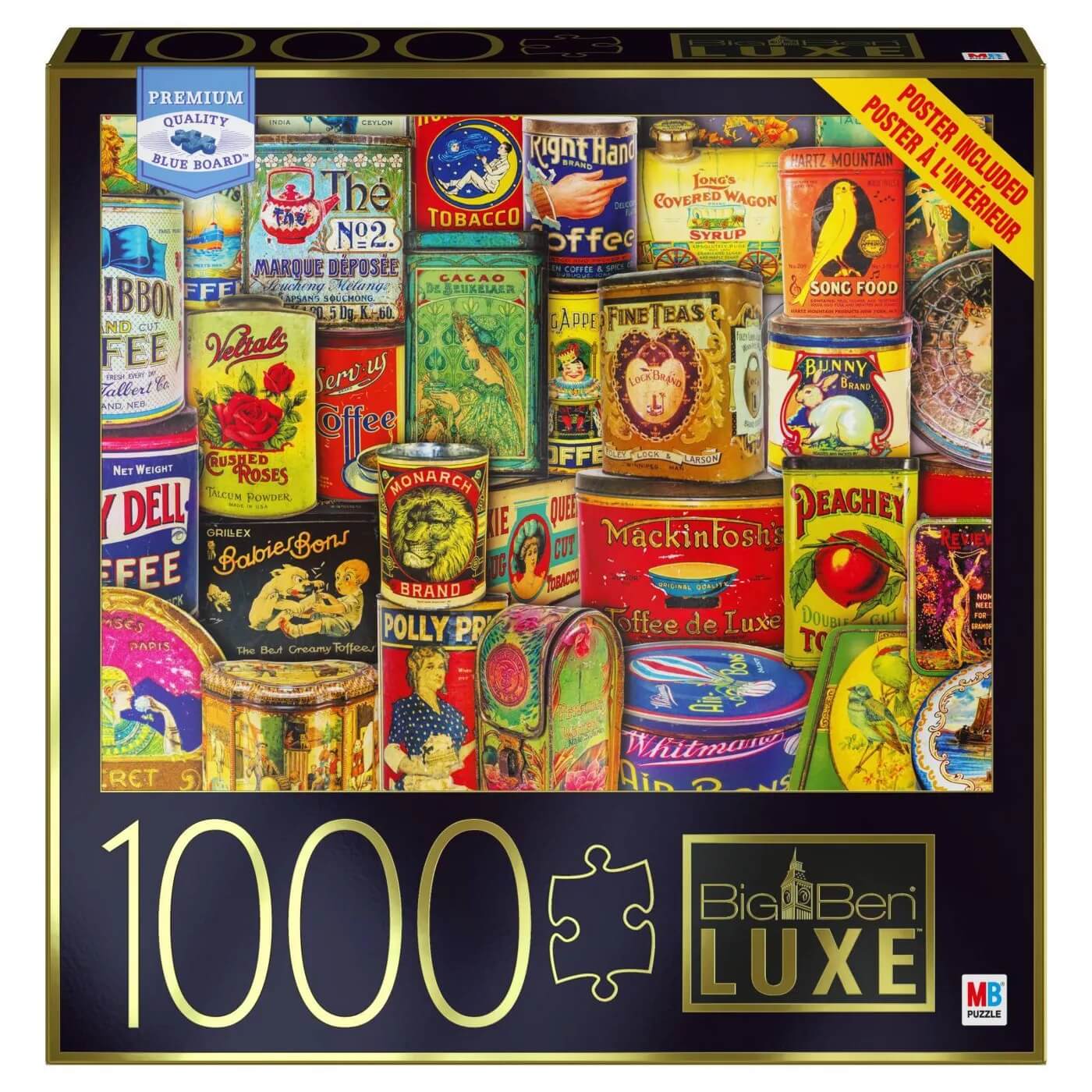 Cardinal Big Ben Luxe Antique Advertising 1000 Piece Puzzle