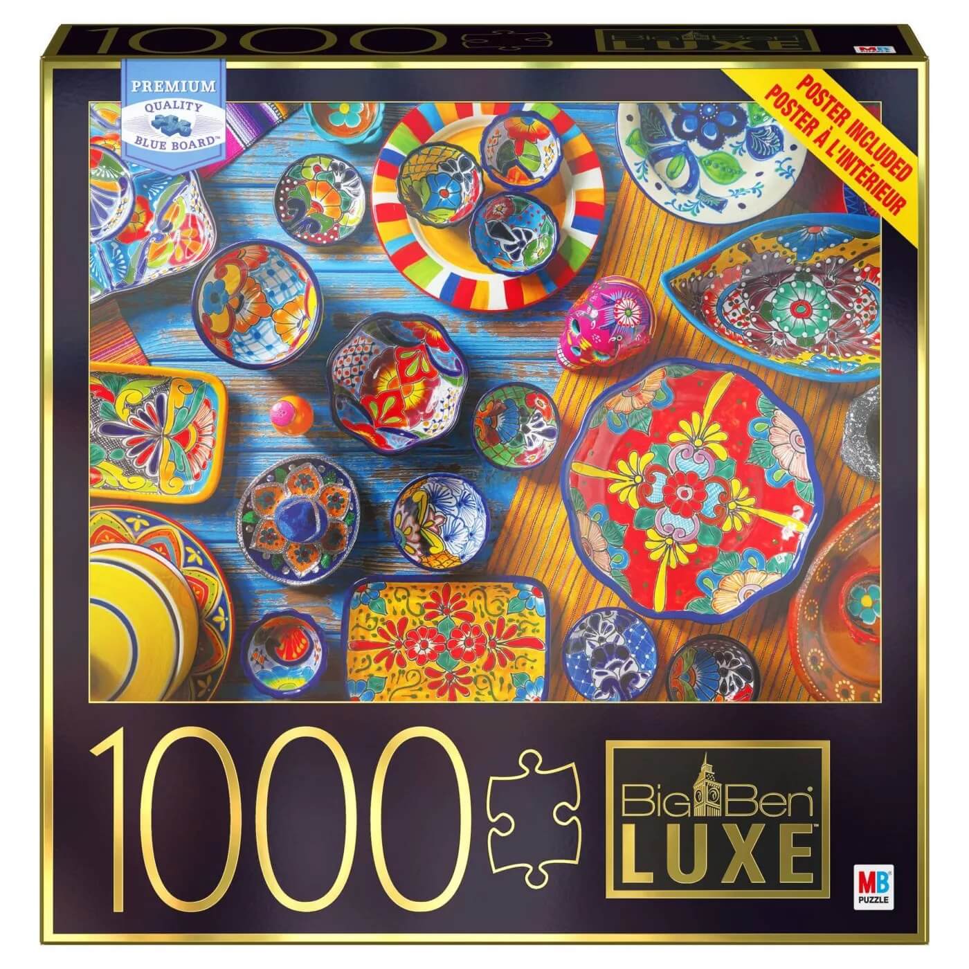 Cardinal Big Ben Luxe Puebla Pottery 1000 Piece Puzzle
