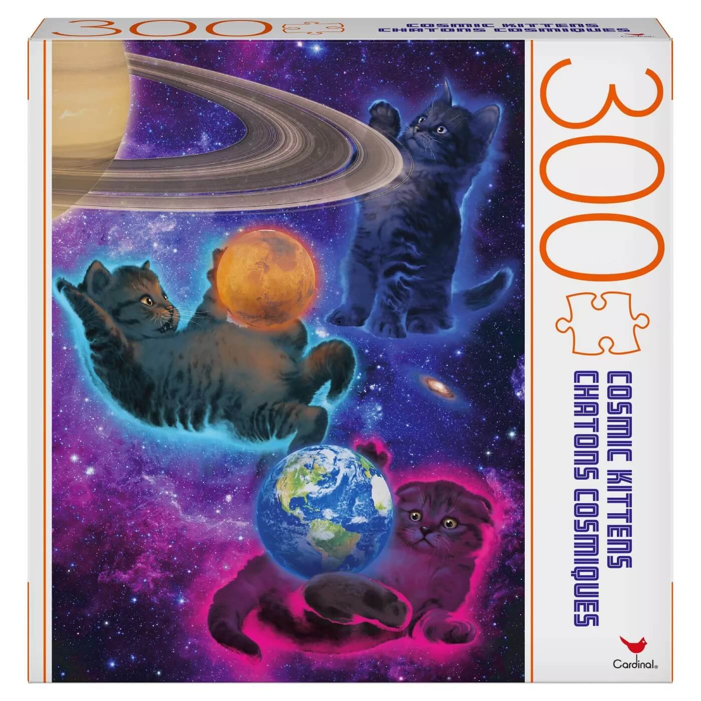 Cardinal Pop Culture: Cosmic Kitty 300 Piece Jigsaw Puzzle