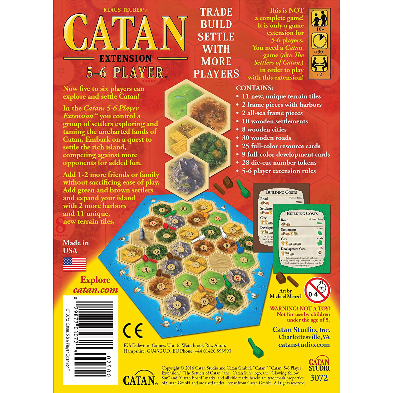 Catan Game Exention (5-6 Players)
