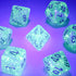 Chessex Borealis Teal/Gold Polyhedral 7-Die Set