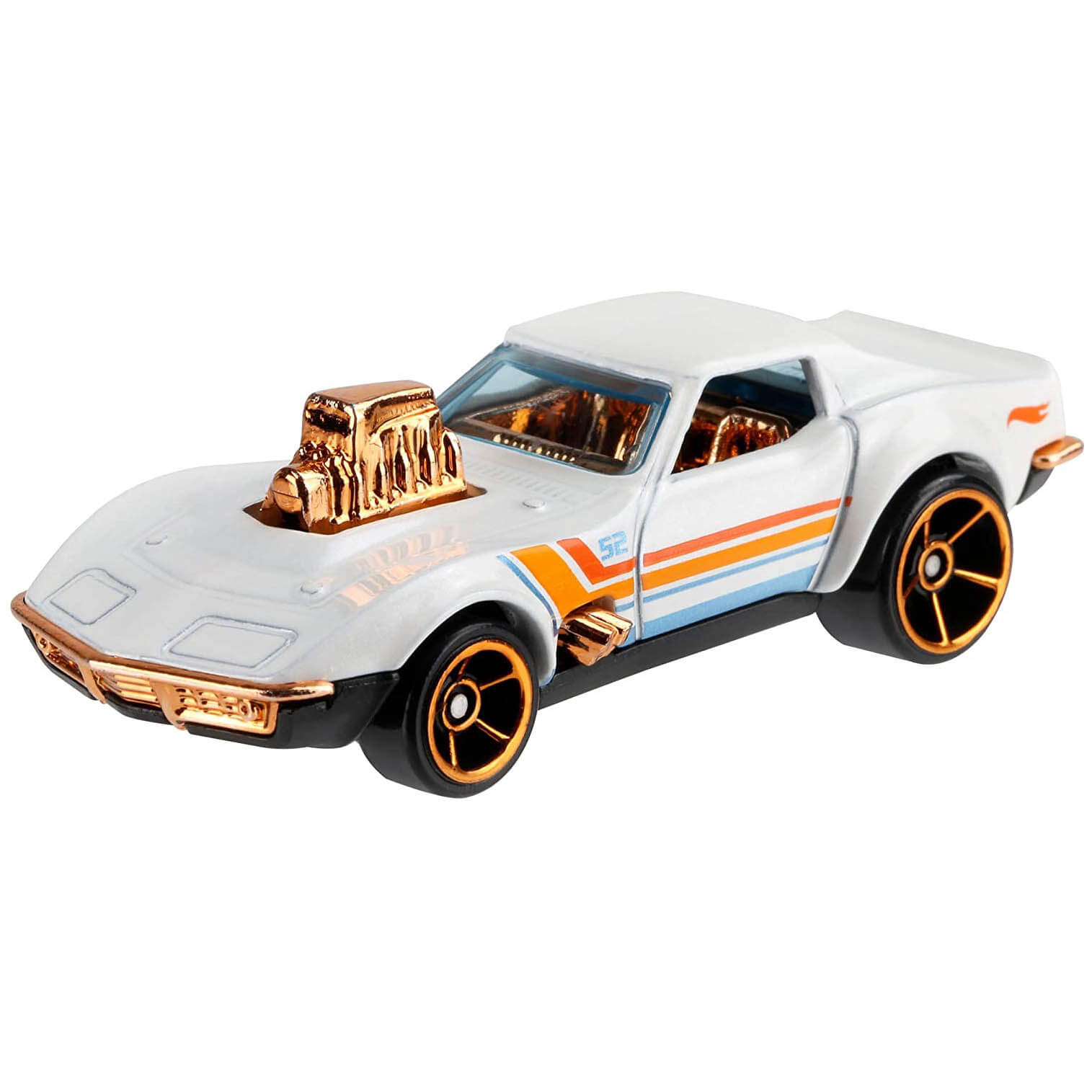 Hot Wheels 2020 Pearl & Chrome '68 Corvette Gas Monkey Garage 5/6